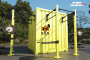 Box-Cube-Gym 1 apertura (290 x 220 x 250 alto Cm.)
