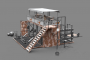 Box-Cube-Gym 3 aperturas ABATIBLE (590 x 220 x 250 cm)